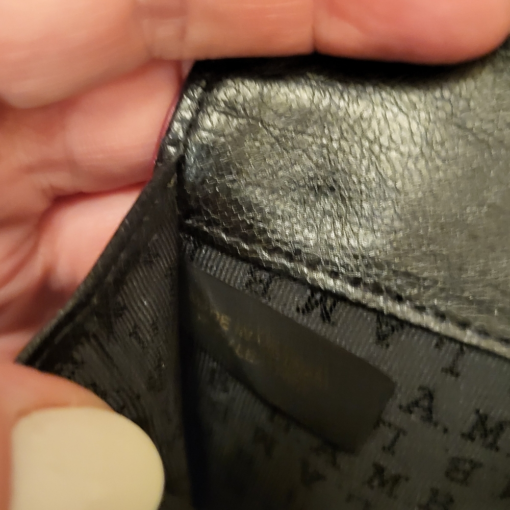 L.A.M.B. Black and White Wallet with Artistic Design - Picture 7 of 14